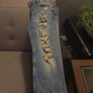 Zara Woman Ripped Jeans
